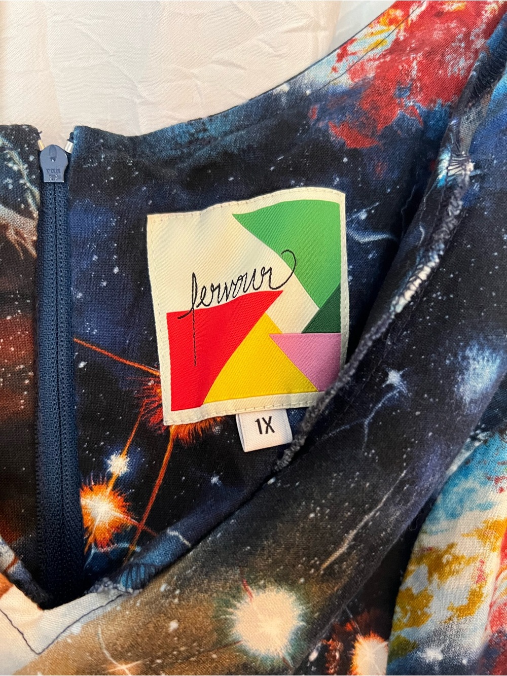 ModCloth Galaxy Universe Sleeveless Skater Dress, with pockets - Picture 4 of 8